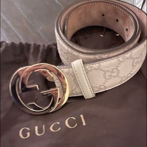 gucci  unisex belt size 34
